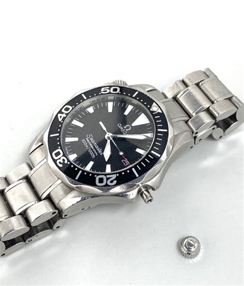 omega seamaster crown stuck|omega crown replacement instructions.